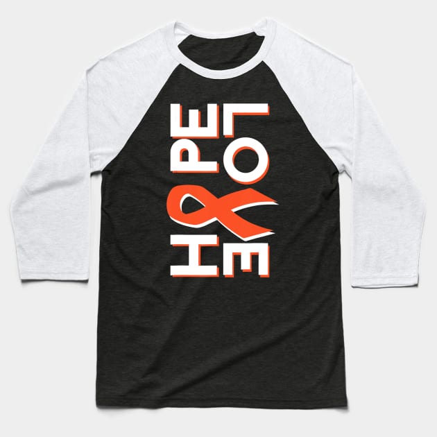 Leukemia Cancer Awareness Fight Cancer Ribbon Baseball T-Shirt by mazurprop